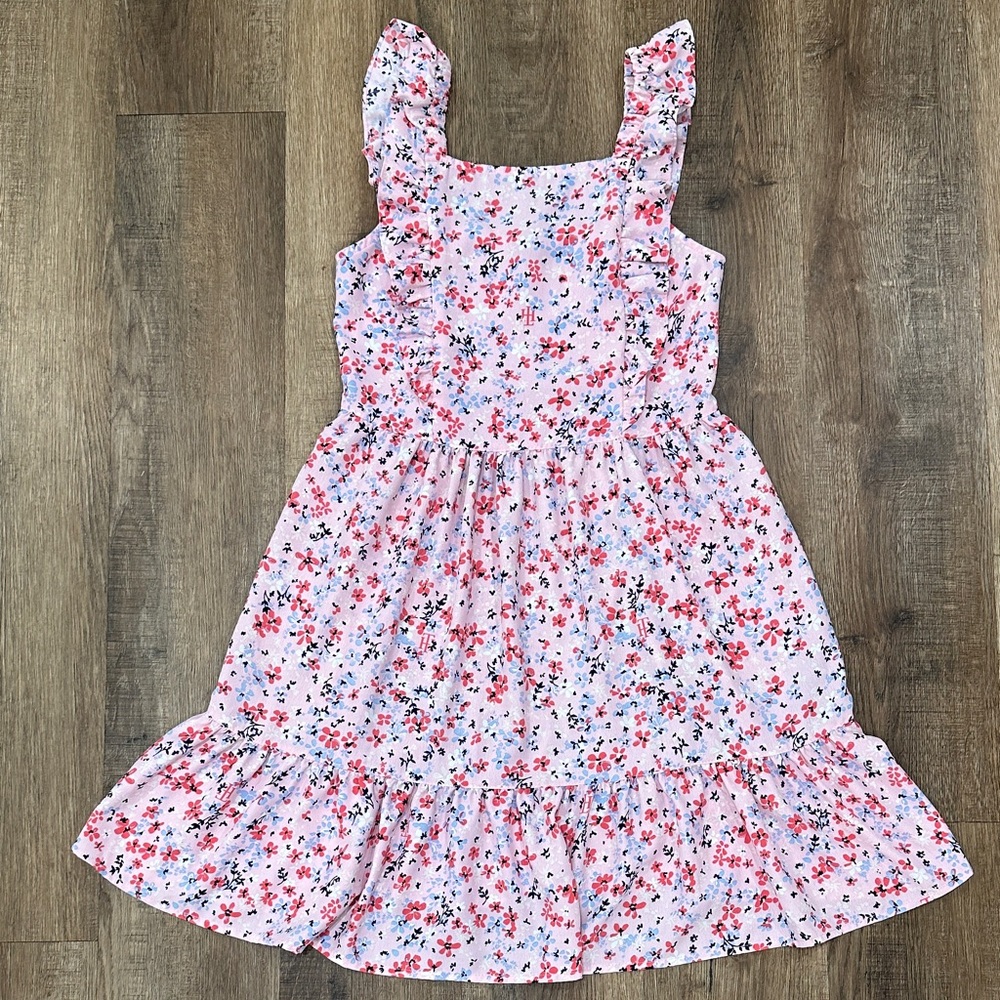 Tommy Hilfiger,Floral Pink Kids Dress